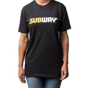 3/$15 NWOT Subway Black T-Shirt Sz 3XL